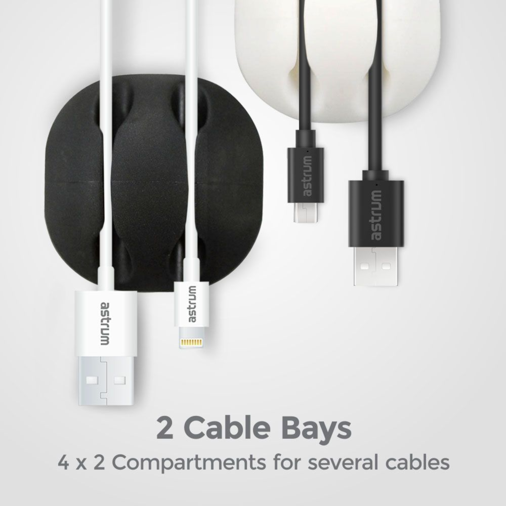 CO040 4x Universal Cable Organizer Clips image 3