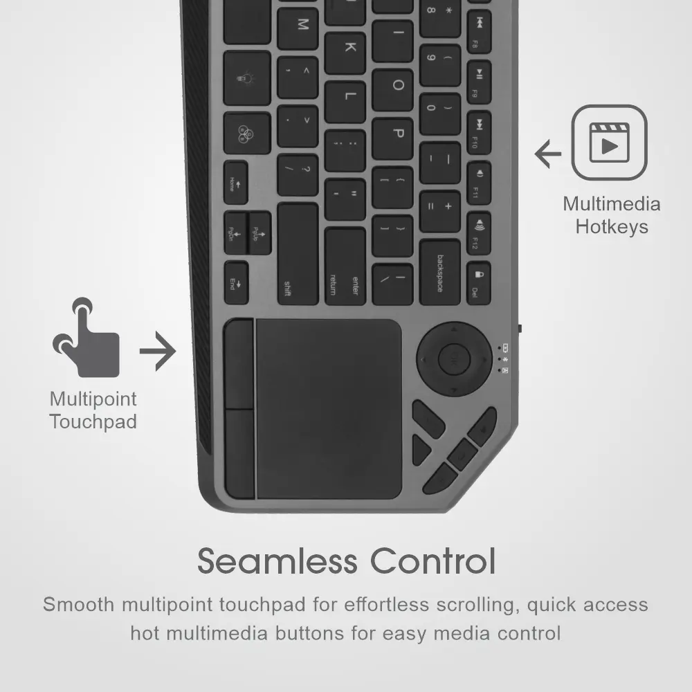 Astrum KT210 Multi-Mode Wireless Keyboard with Touchpad image 6
