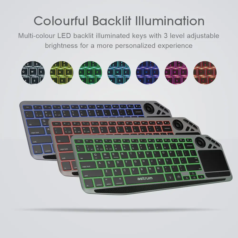 Astrum KT210 Multi-Mode Wireless Keyboard with Touchpad image 8