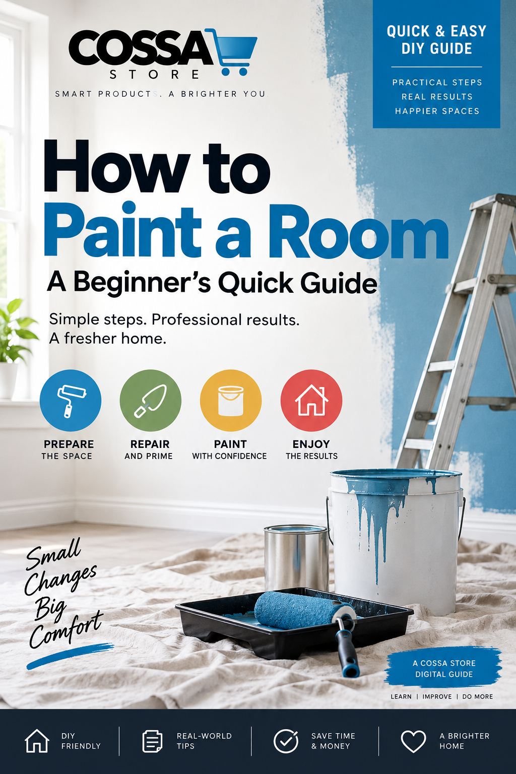 How to Paint a Room – Beginner Quick Guide
