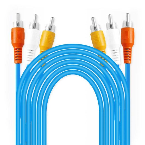 RC305 3RCA Male to Male AV Stereo 5.0m Cable image 6