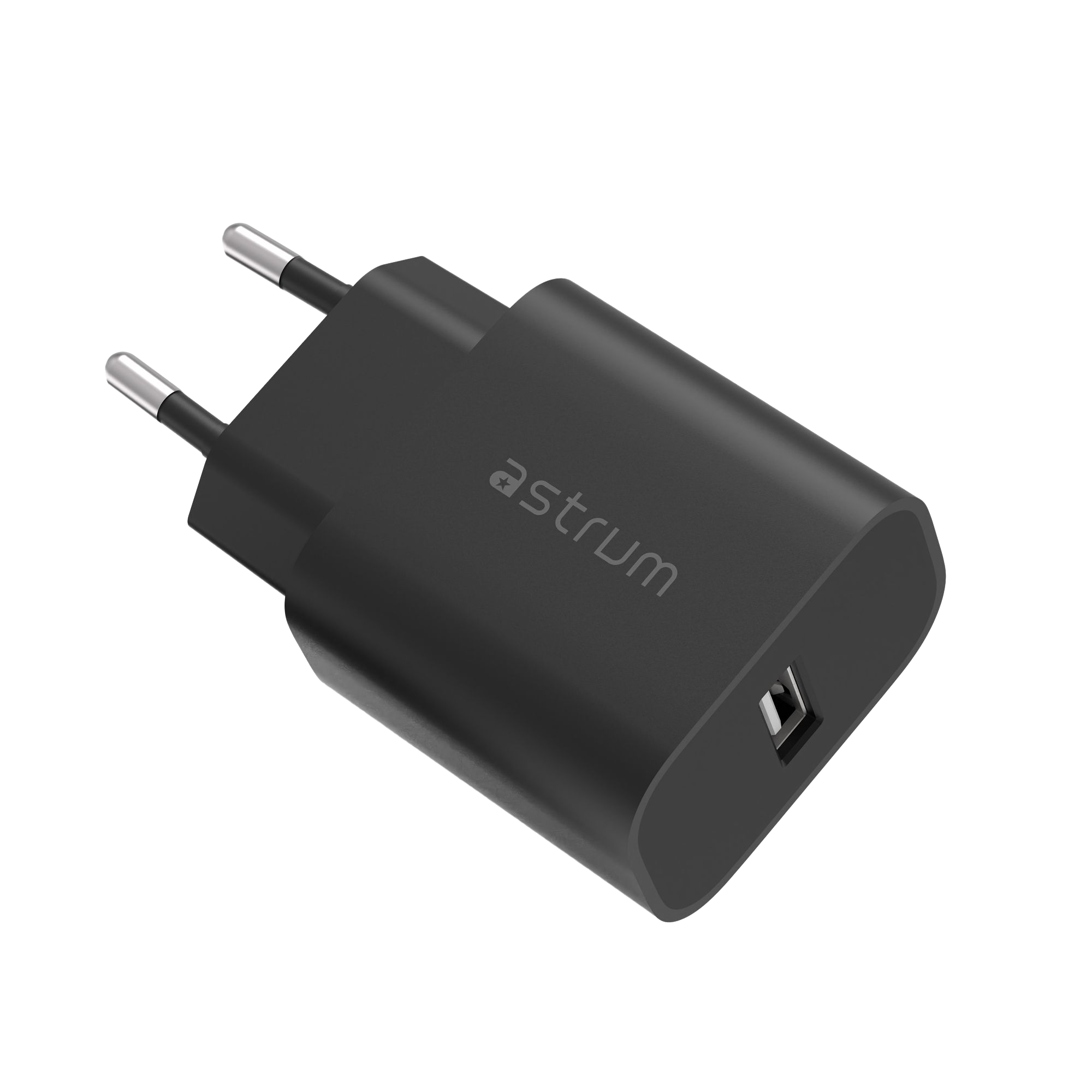 WATZ12A 12W WALL CHARGER WITH USB-A BLK