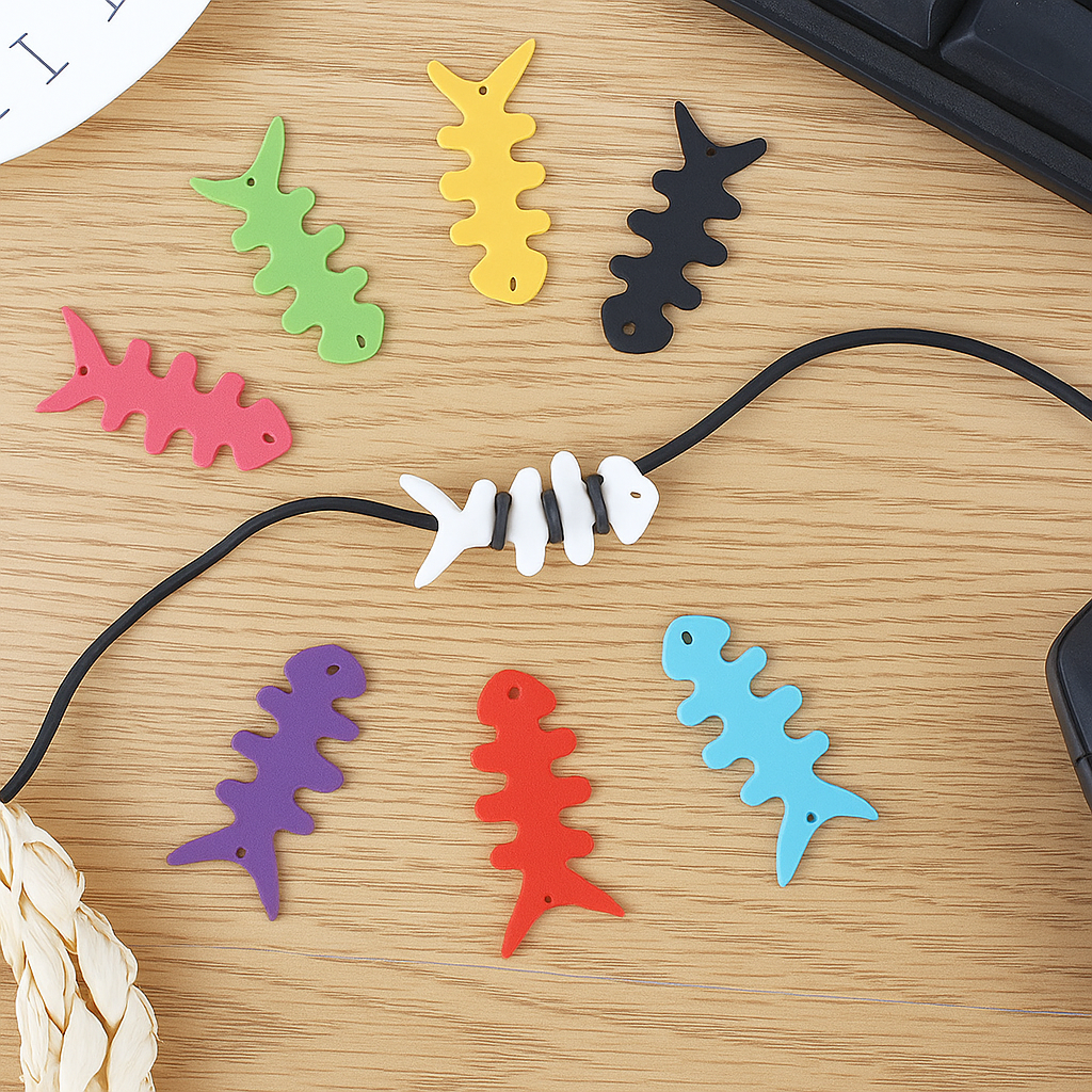 CO030 5 Bays Fishbone Cable Organizer Clips image 4