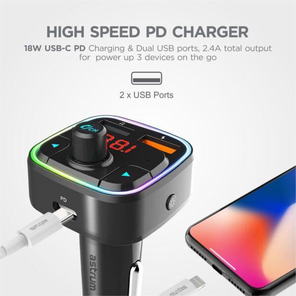 Wireless FM Transmitter + PD Charger - FM410 image 6
