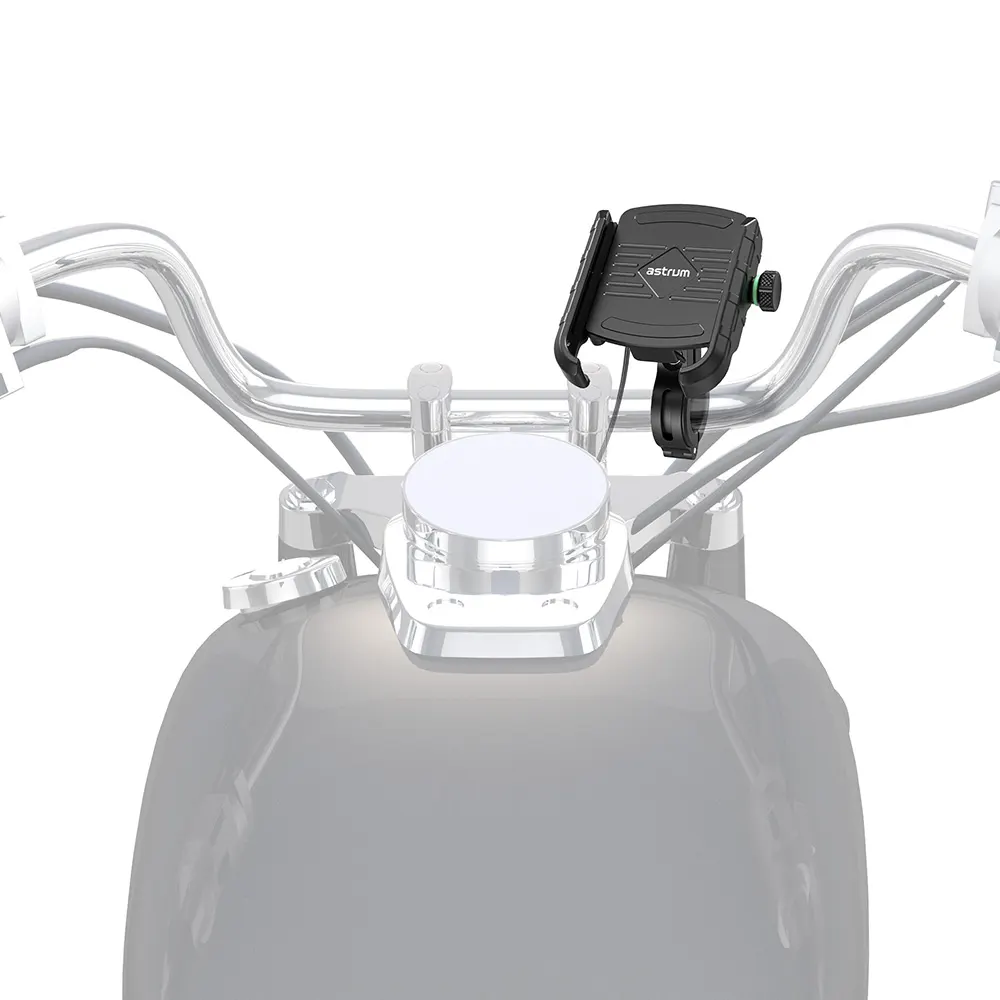 SH320 Pro Mount with Wireless Charging, Metal for Bike / Motorbike image 2