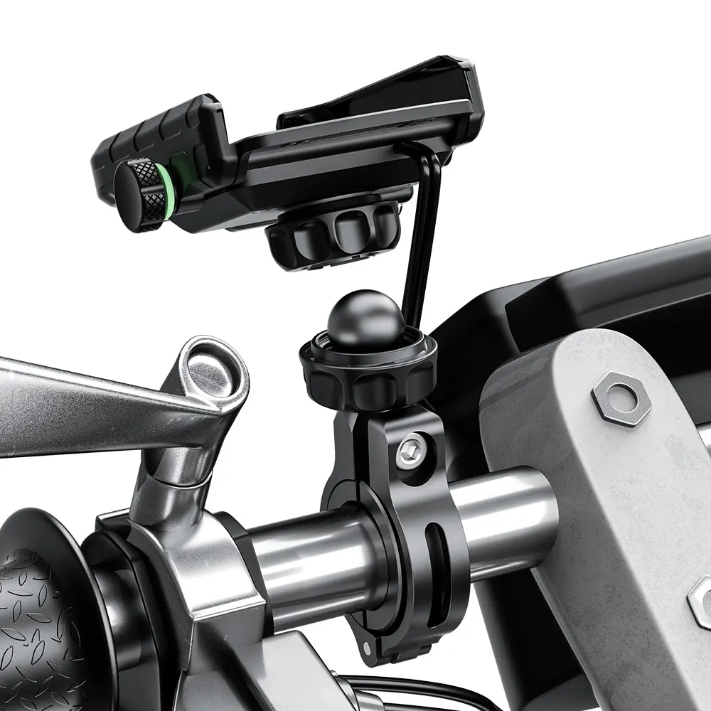 SH320 Pro Mount with Wireless Charging, Metal for Bike / Motorbike image 4