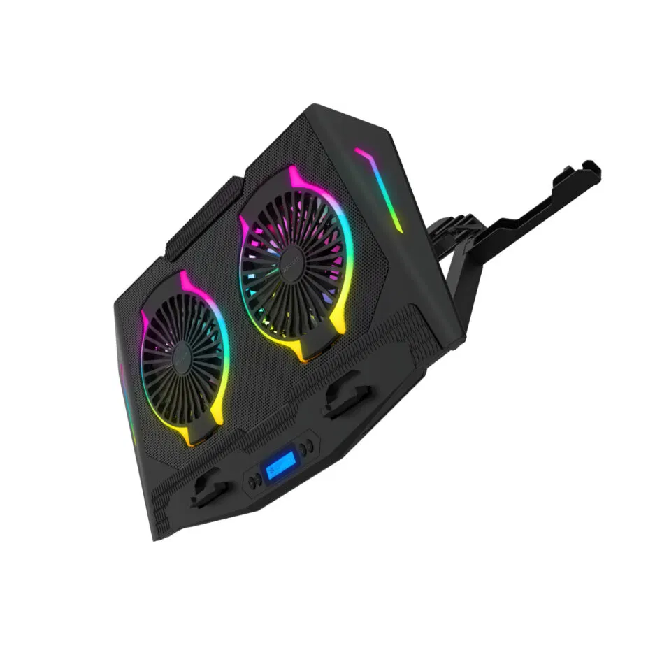 Laptop Cooling Pad 17.0″ 2 x 120mm Fan RGB 6 Level – LCP172 image 3
