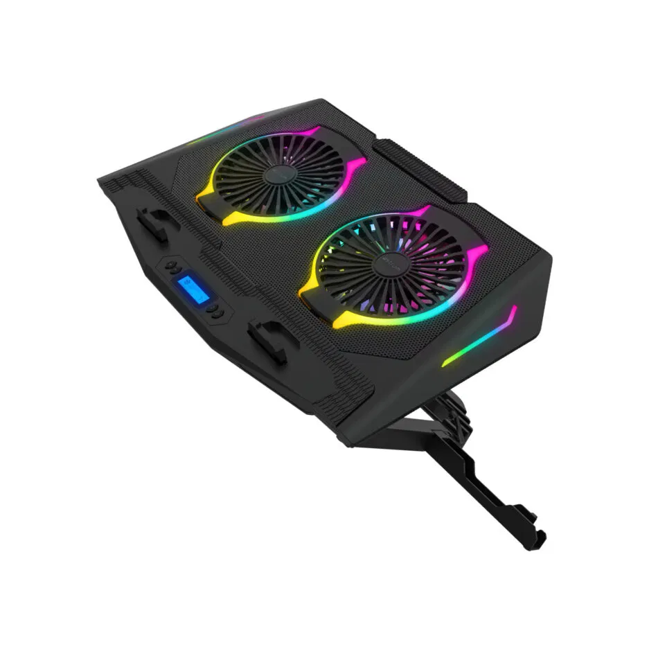 Laptop Cooling Pad 17.0″ 2 x 120mm Fan RGB 6 Level – LCP172 image 2