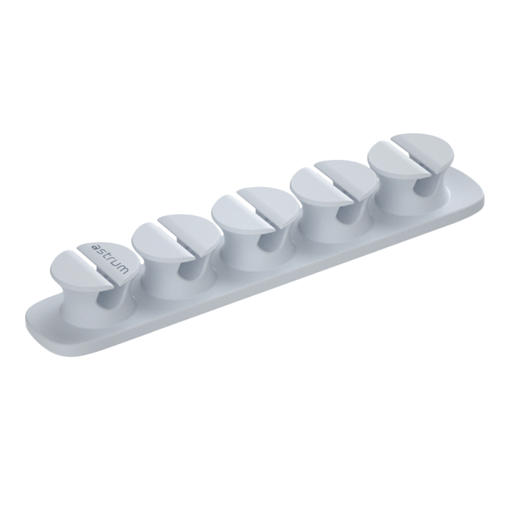 CO110 Cable Organizer Clips – 5 Bays, 4 Storage Compartments – Blue