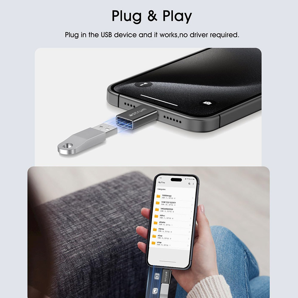 PA300 PASSIVE ADAPTER USB-C - USB-A M-F image 4
