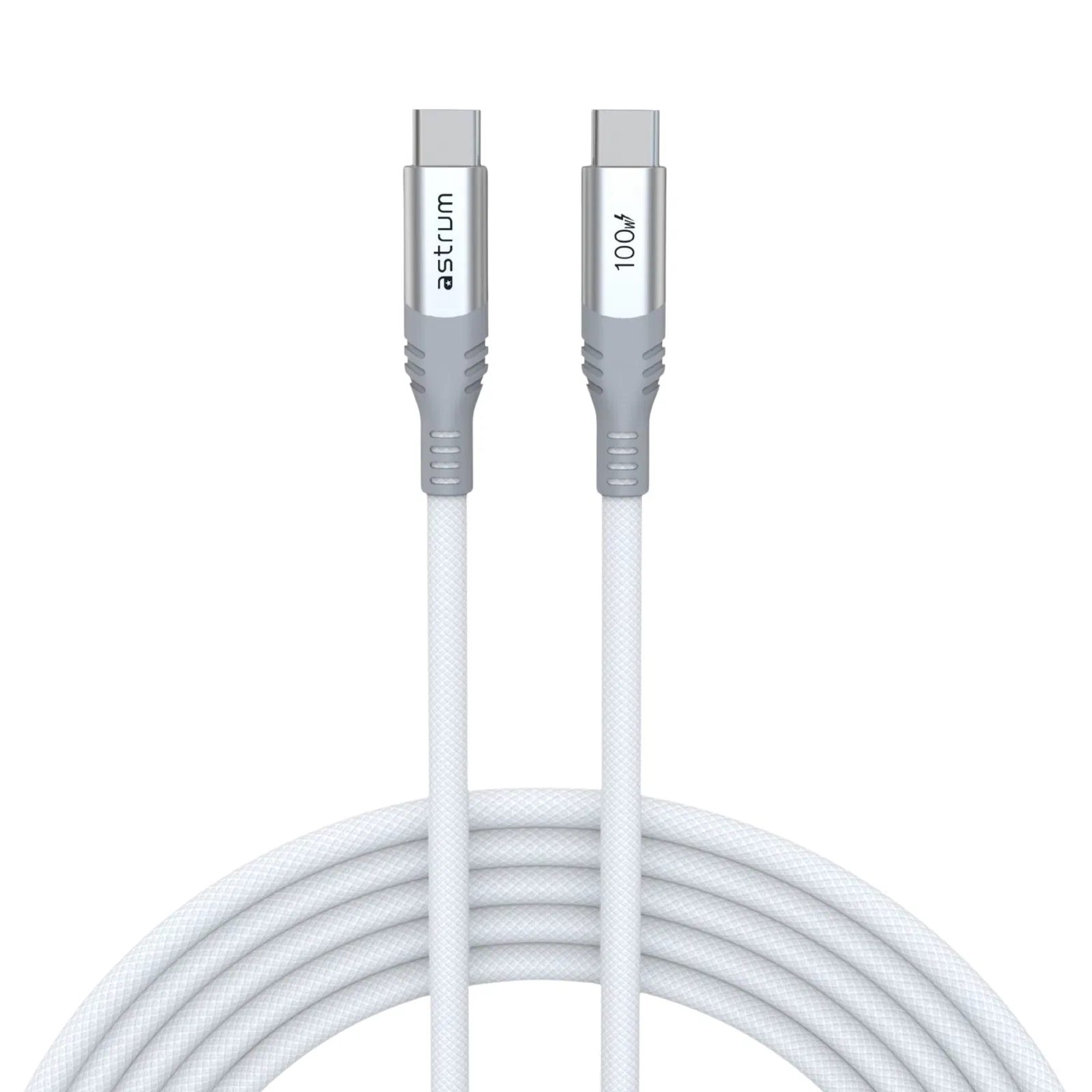 VMCC100 CABLE C-C 100W M-M 1.2M BRAID WH