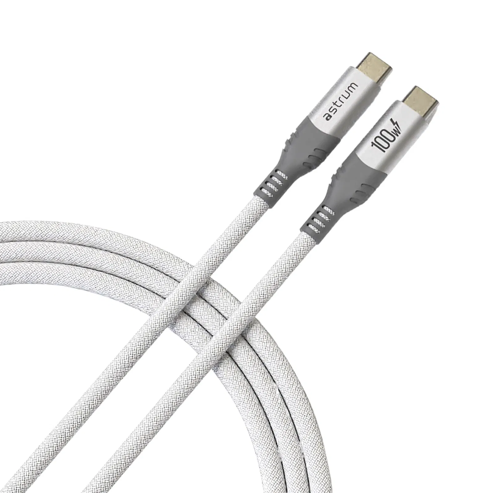 VMCC100 CABLE C-C 100W M-M 1.2M BRAID WH image 2
