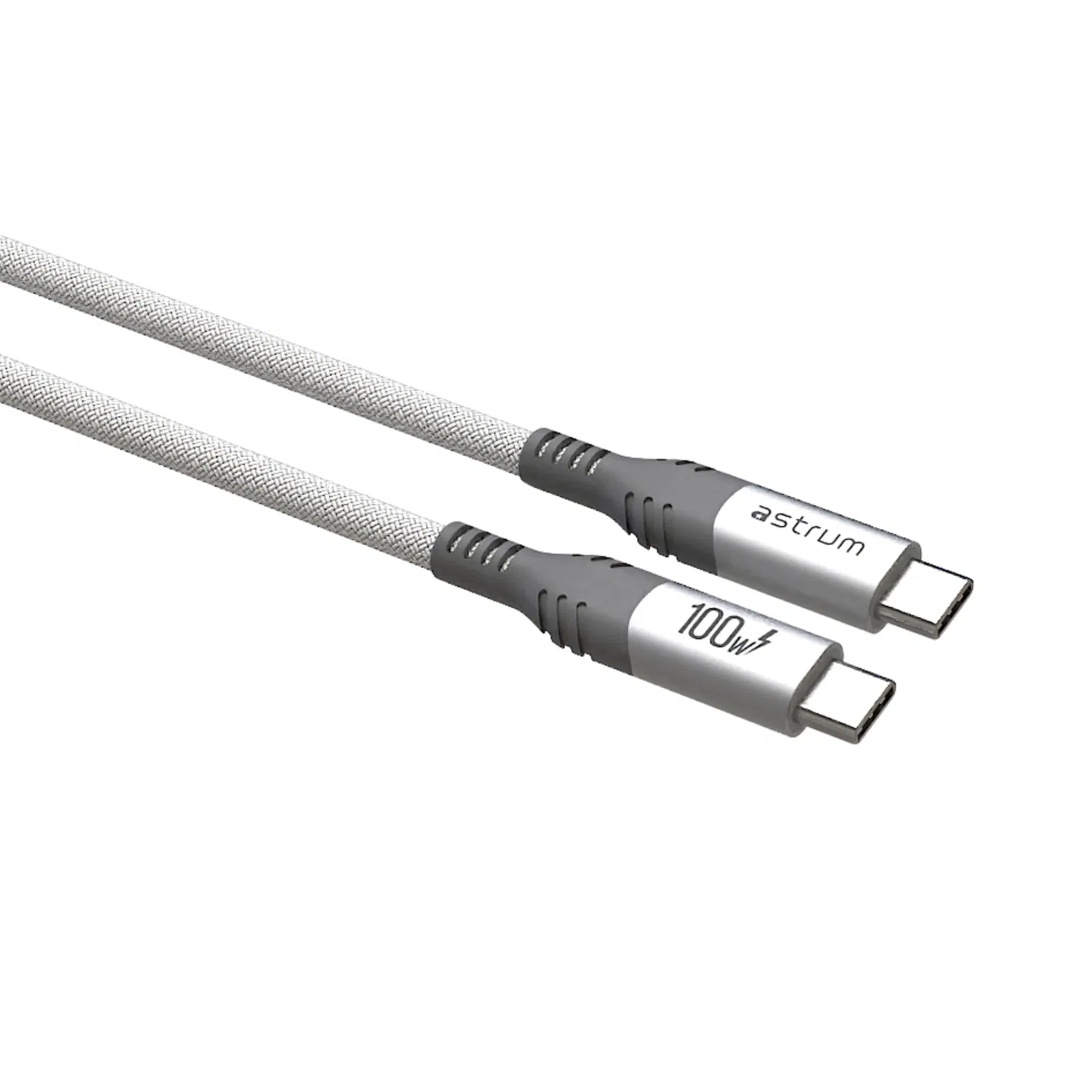 VMCC100 CABLE C-C 100W M-M 1.2M BRAID WH image 3