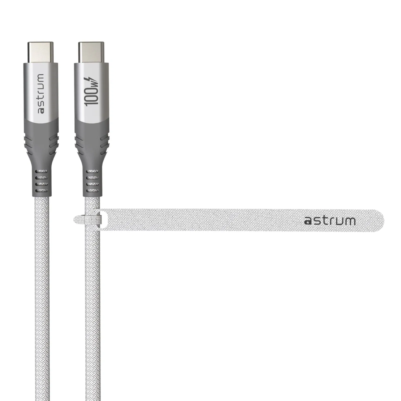 VMCC100 CABLE C-C 100W M-M 1.2M BRAID WH image 4