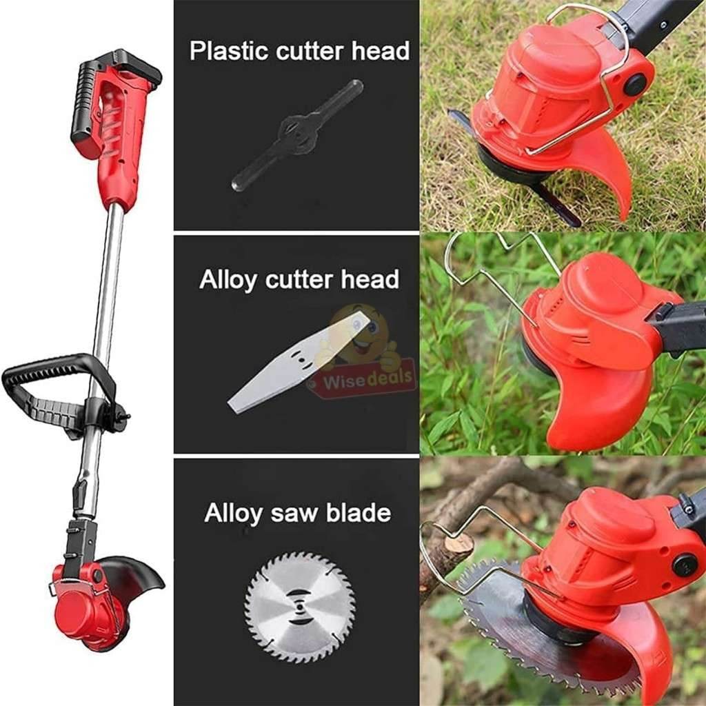 Rechargeable Lawn Mower and Grass Cutter with Accessories (24V) image 4