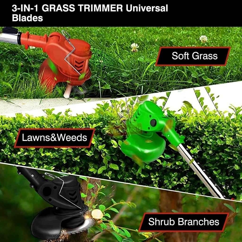 Rechargeable Lawn Mower and Grass Cutter with Accessories (24V) image 5