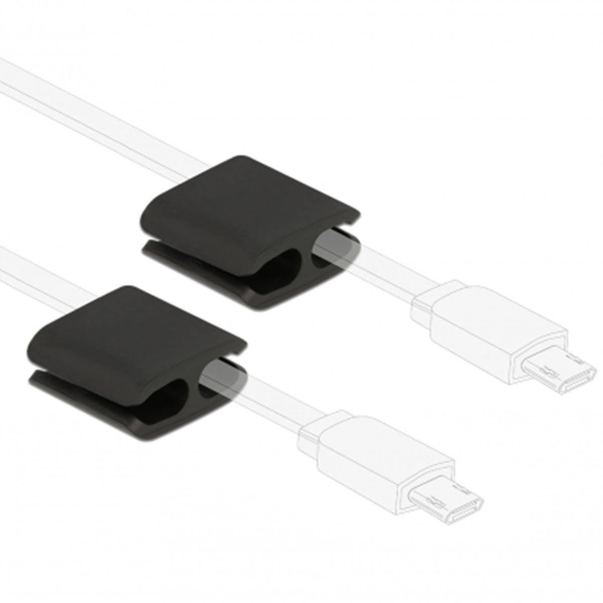CO050 Multi-Purpose Cable Organizer Rubber Clips image 3