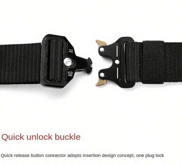 Multifunctional Military Nylon Belt (Black) image 3