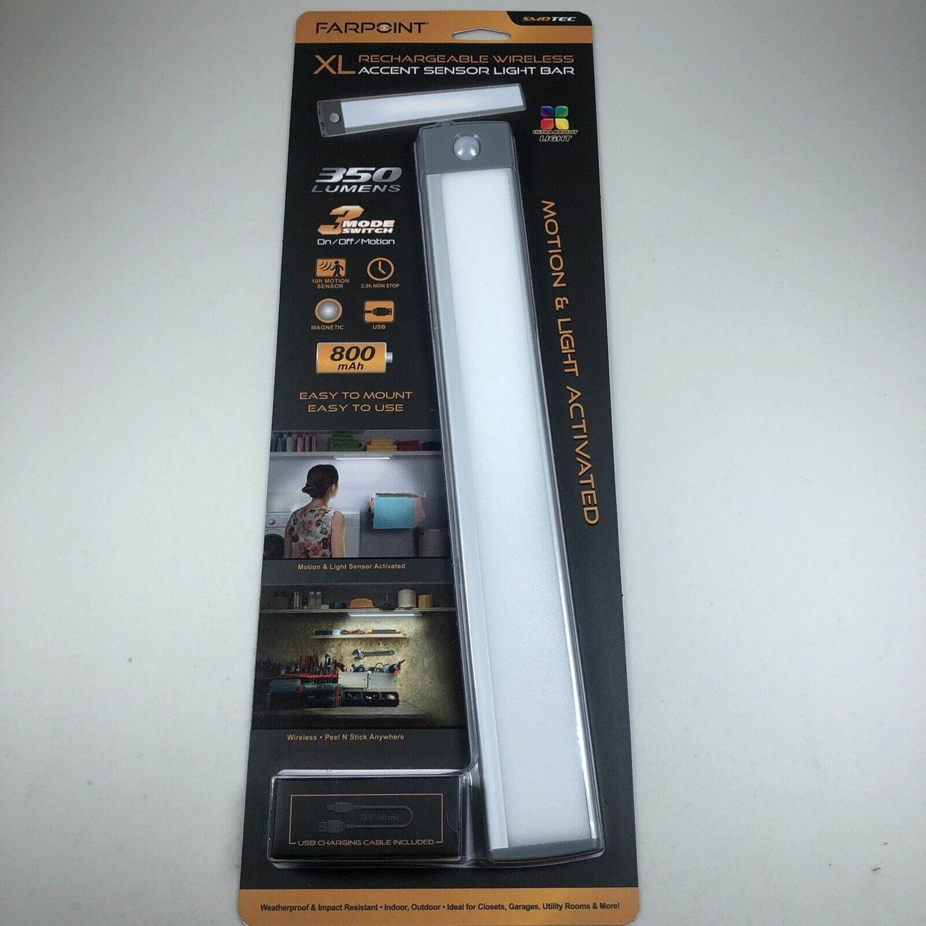 Rechargeable Motion Activated Light Bar image 7